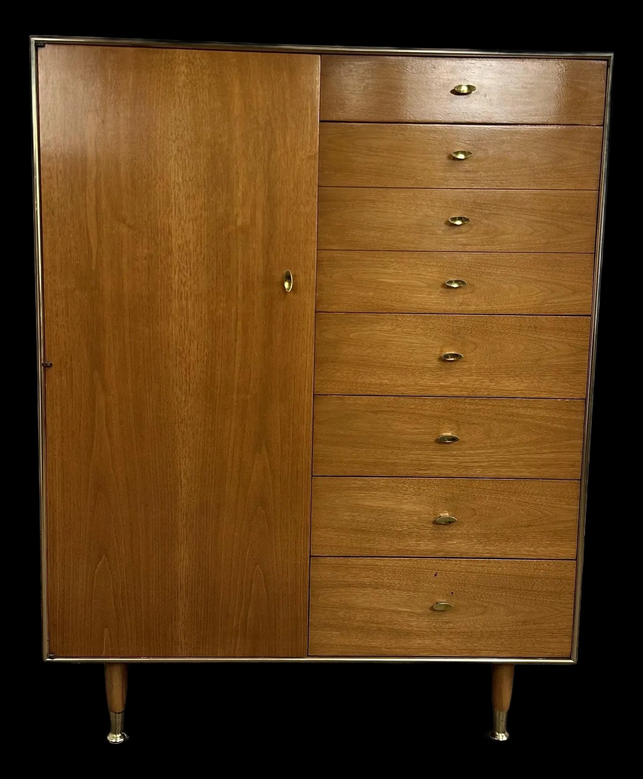 Rway Wardrobe Dresser Tall Chest Brass Lots of Drawers