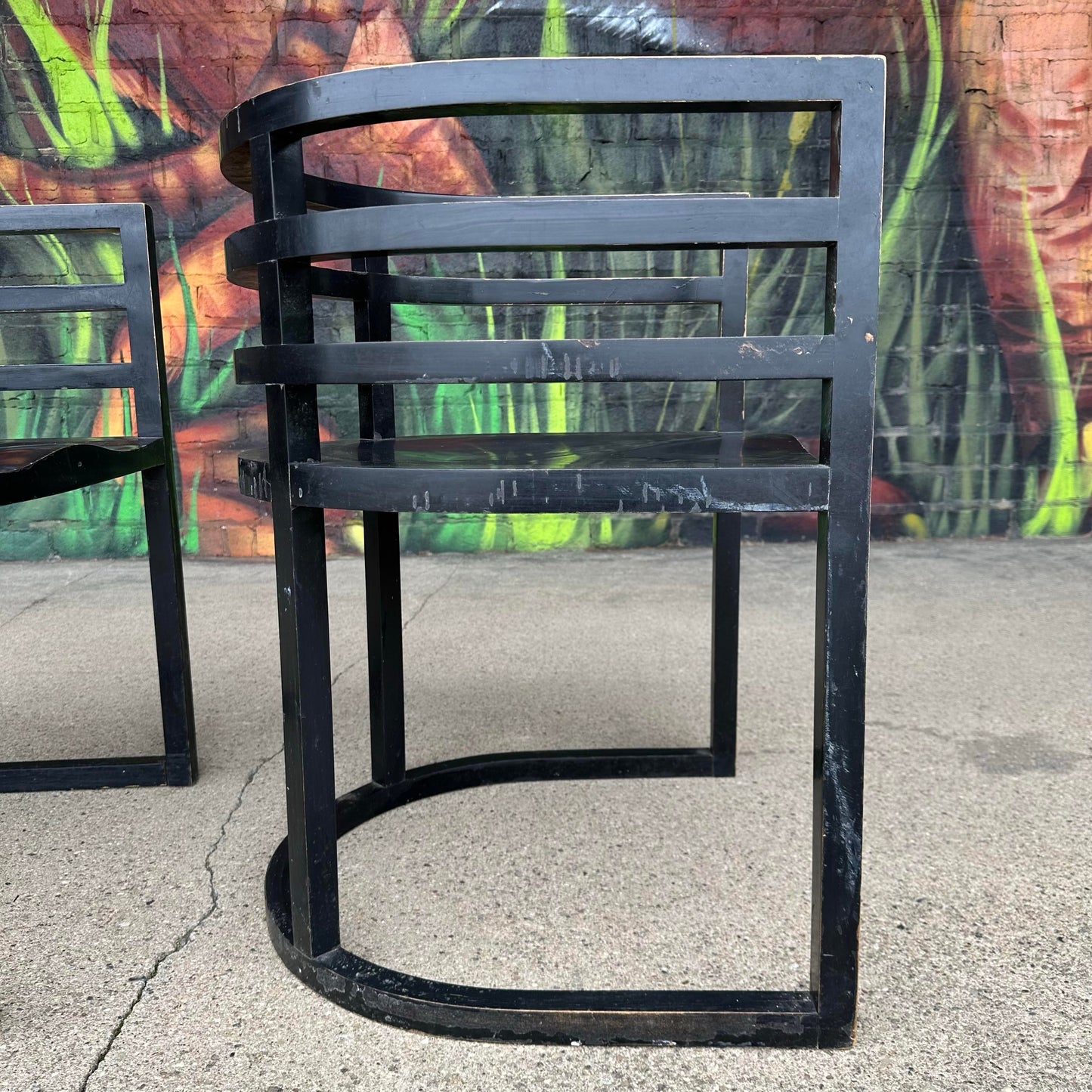 MCM Pair of Richard Meier for Knoll Armchair Model #810a