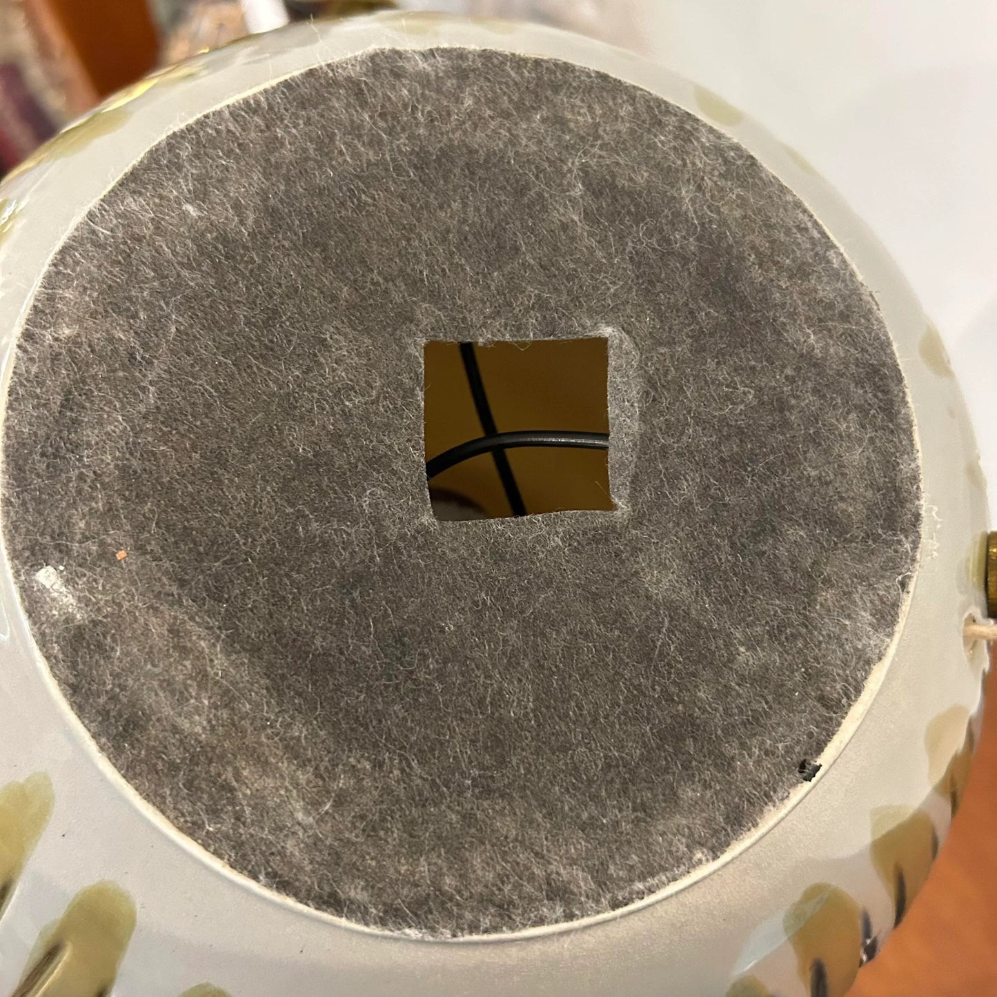 Ceramic Floral Table Lamp