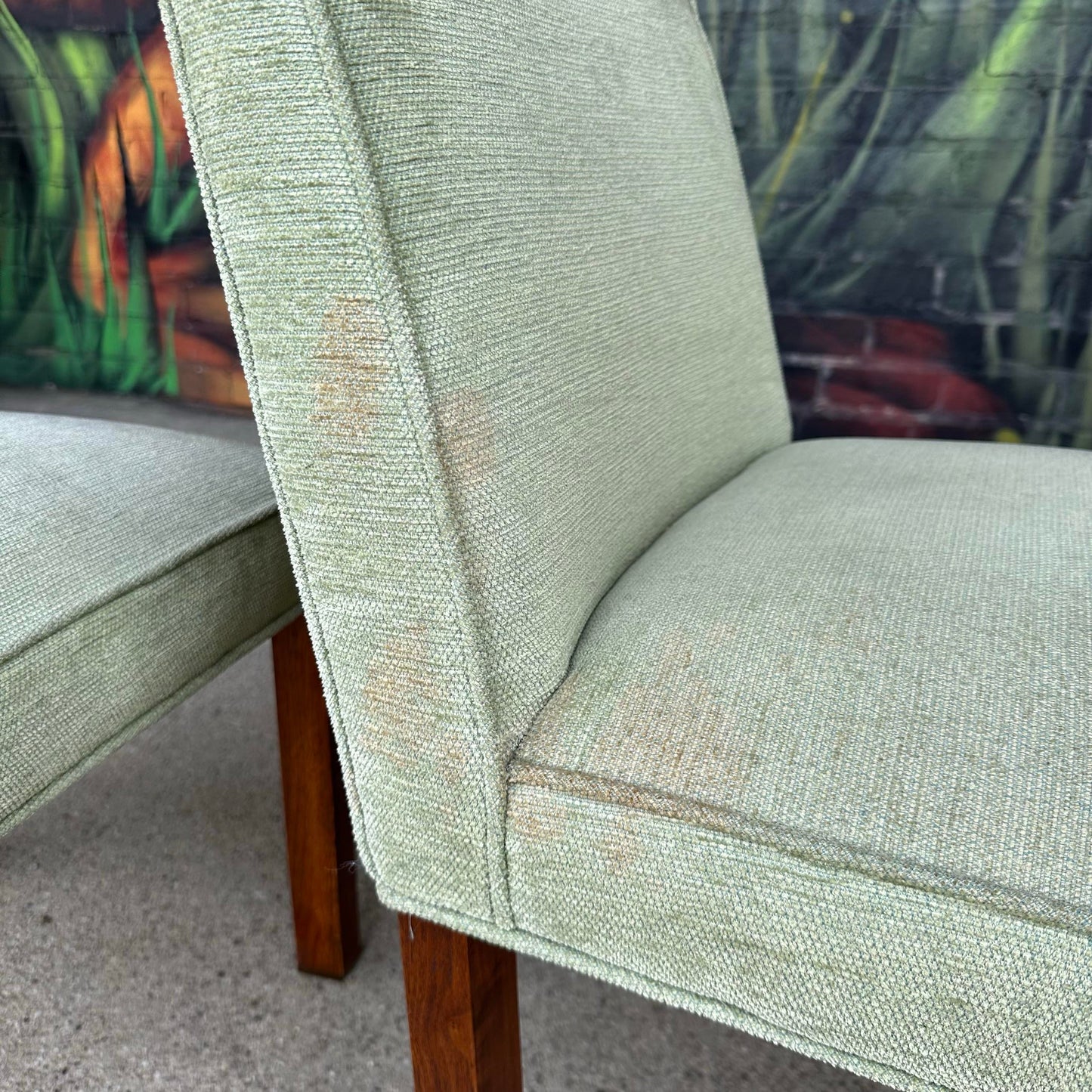 Set of 12 Edward Wormley for Dunbar With Brass Handles and Brass Feet