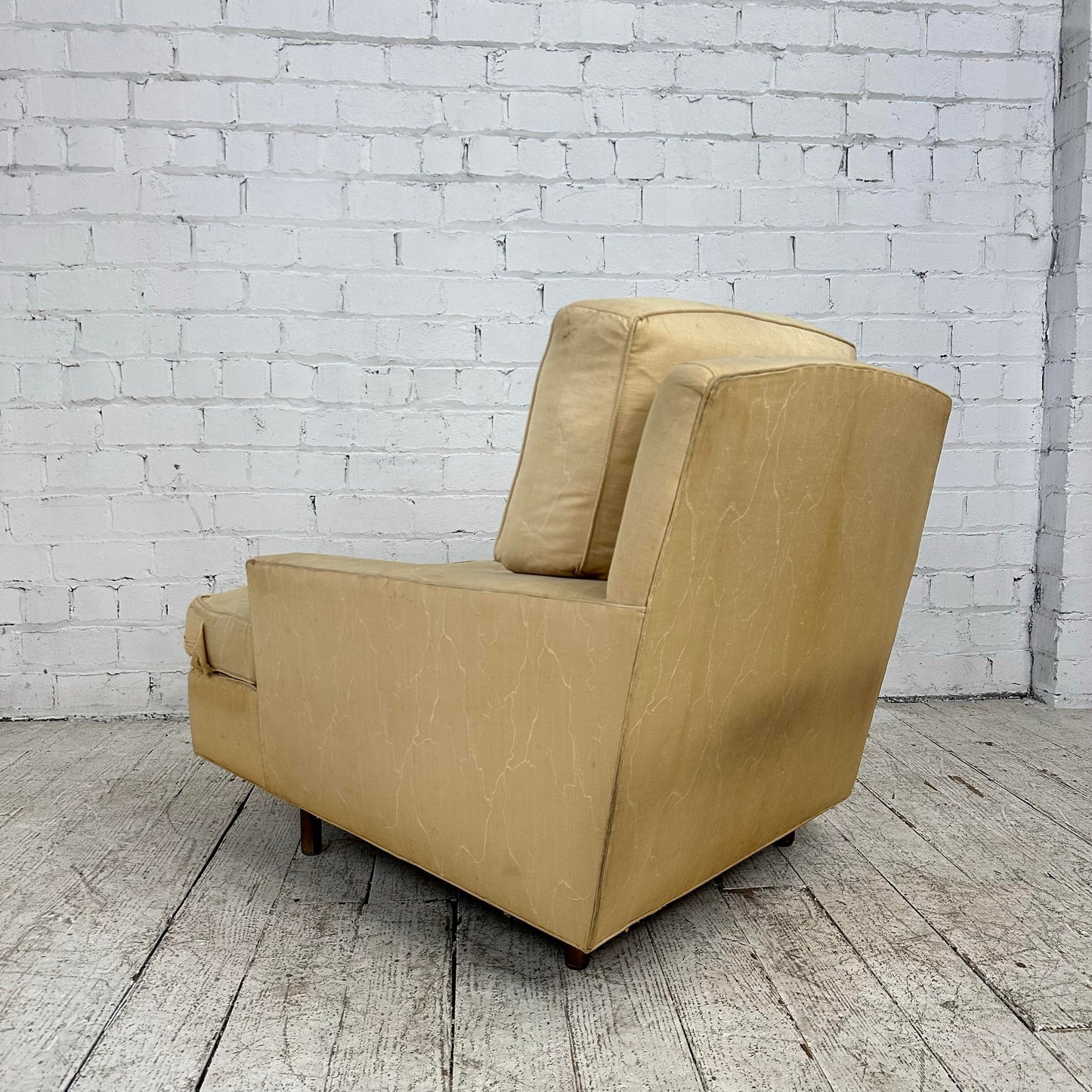 Edward Wormley for Dunbar Brass Leg Lounge Chair