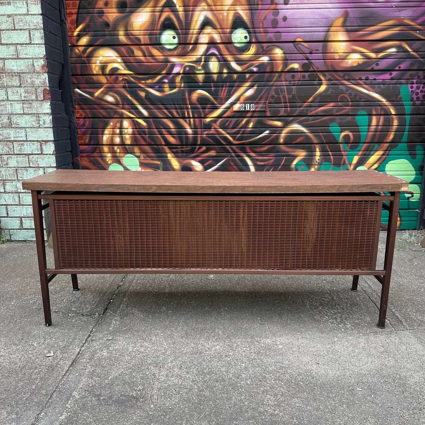Alcoa/Reynolds/Gf Studios for Gordon Bumshaft Italic Credenza Mid-Century Modern