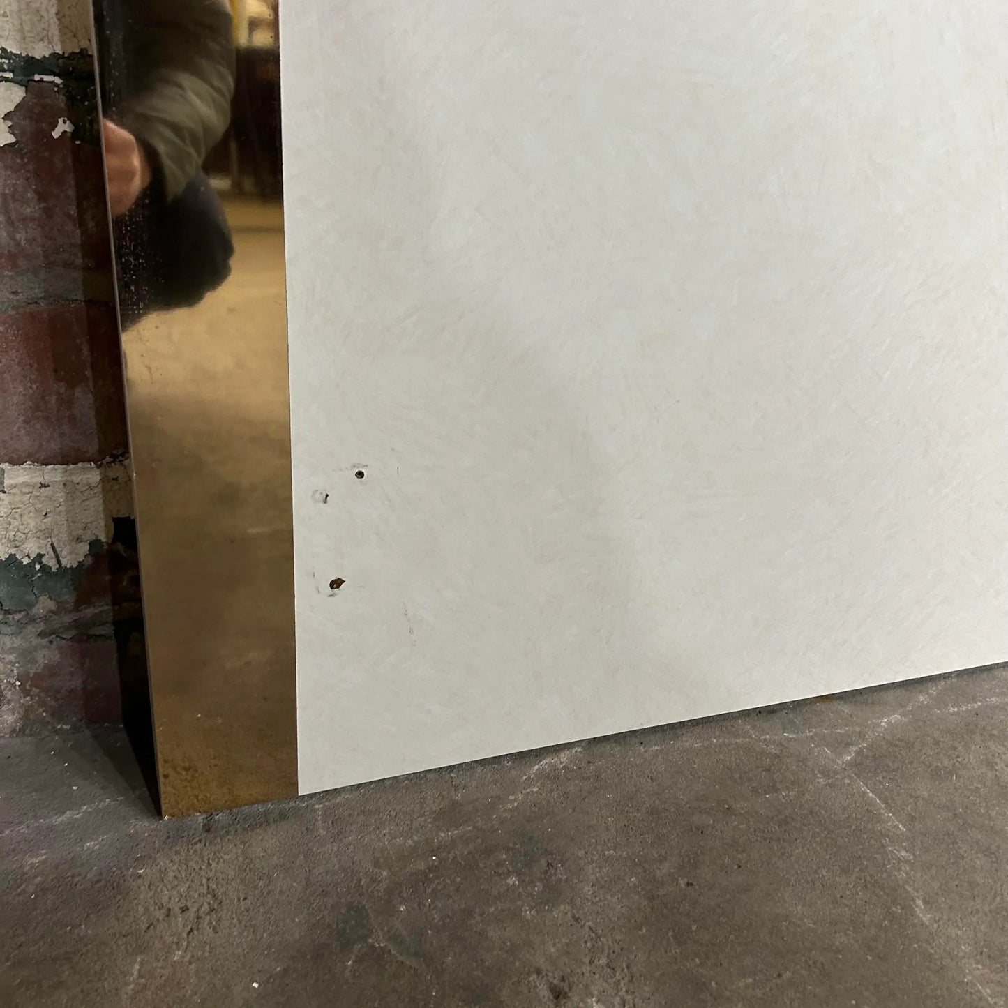 Pair of Twin Size Rose Gold Trim Headboards