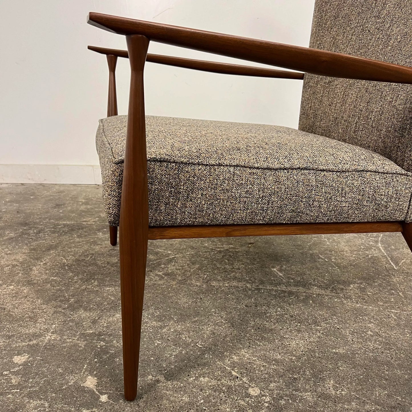 Paul McCobb Lounge Chair Refinished and Reupholstered