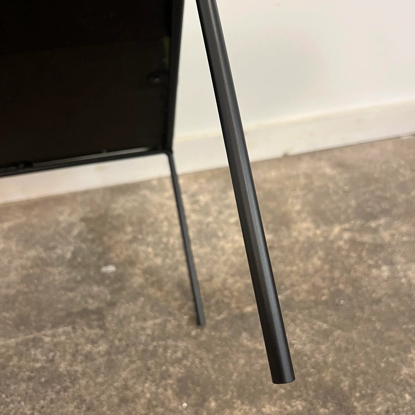 Paul McCobb Style Green Leatherette Ottoman