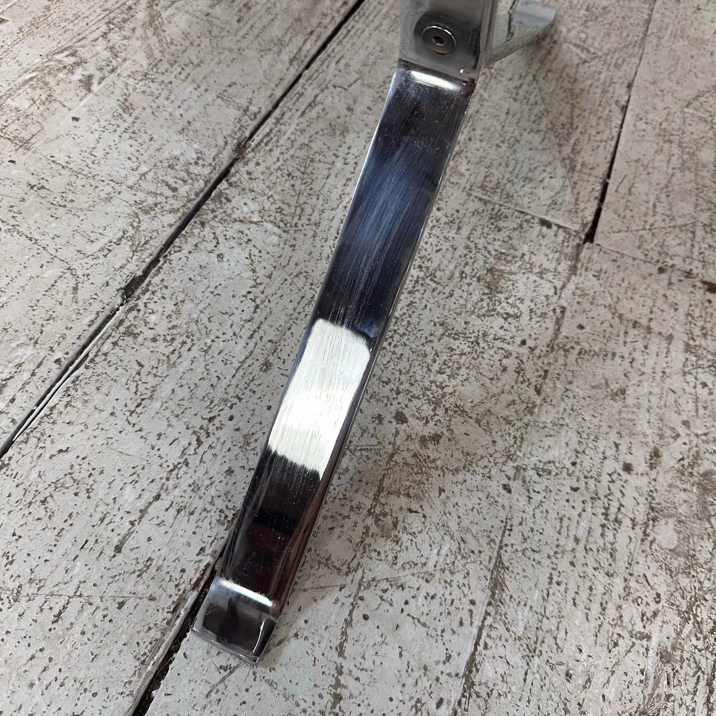 Royal Metal Black and Chrome Slipper Chair