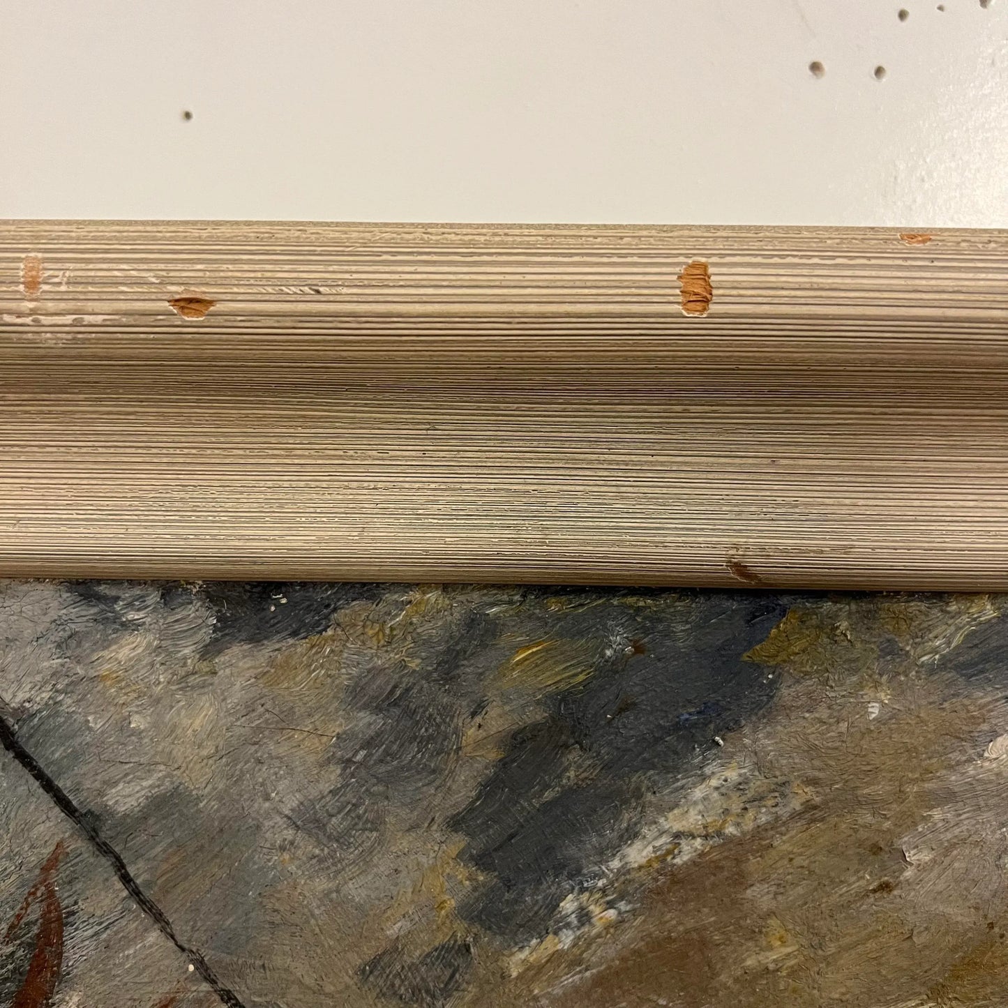 Cleveland Winter Cityscape Painting Signed Halt