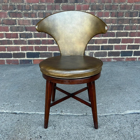 Mid Century Modern Swivel Chair Vanity Dunbar Style