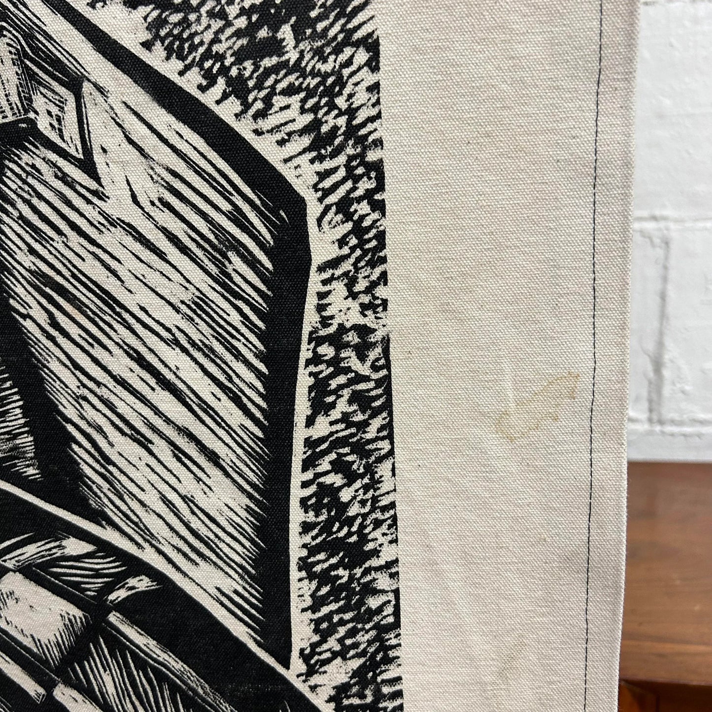 Barn Stormers David Ellis “We Built a Big-Ass Cardboard Goat” Giant Block Print