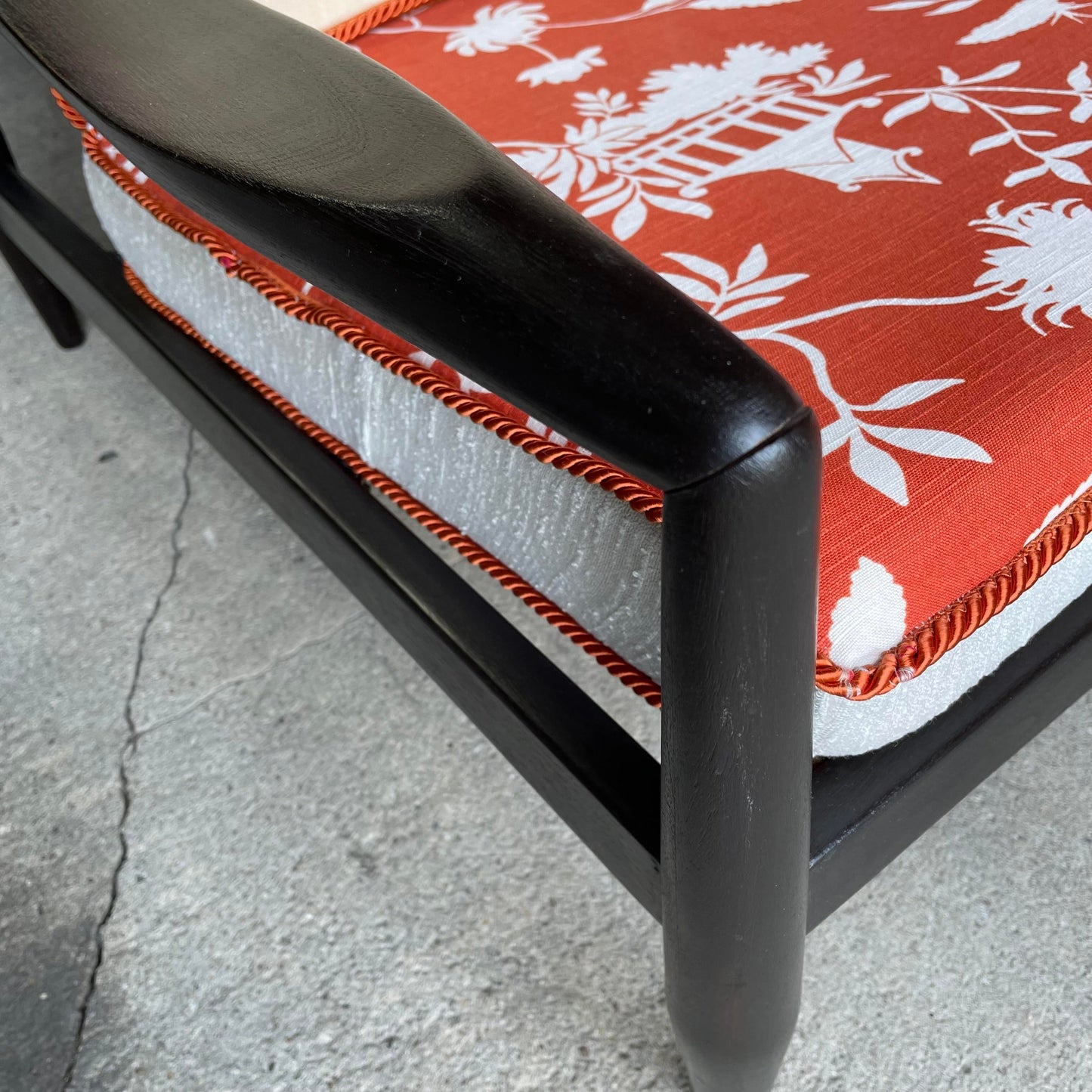 Mid Century Adrian Pearsall for Craft Associates Spindle Back Lounge Chairs, Unmarked - a Pair