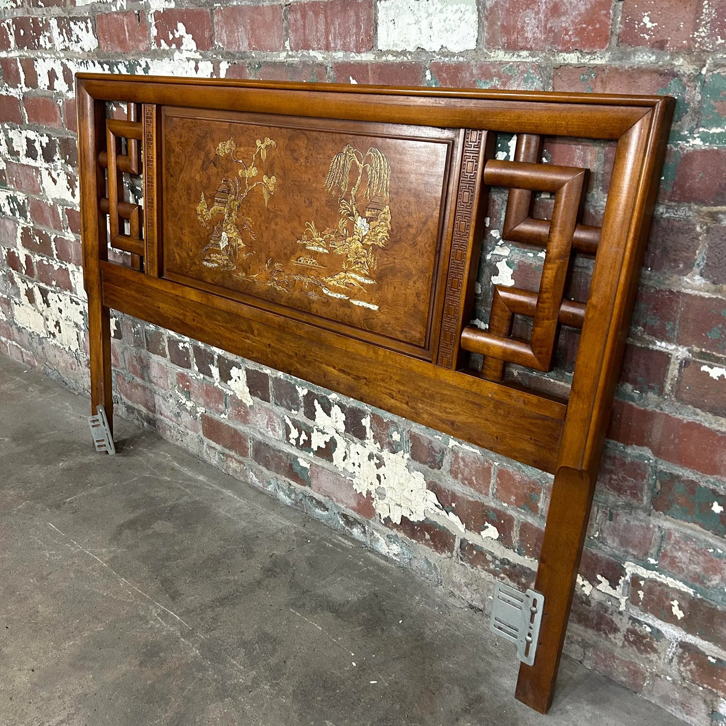 Mid Century Modern Full Size Headboard by Henry Link