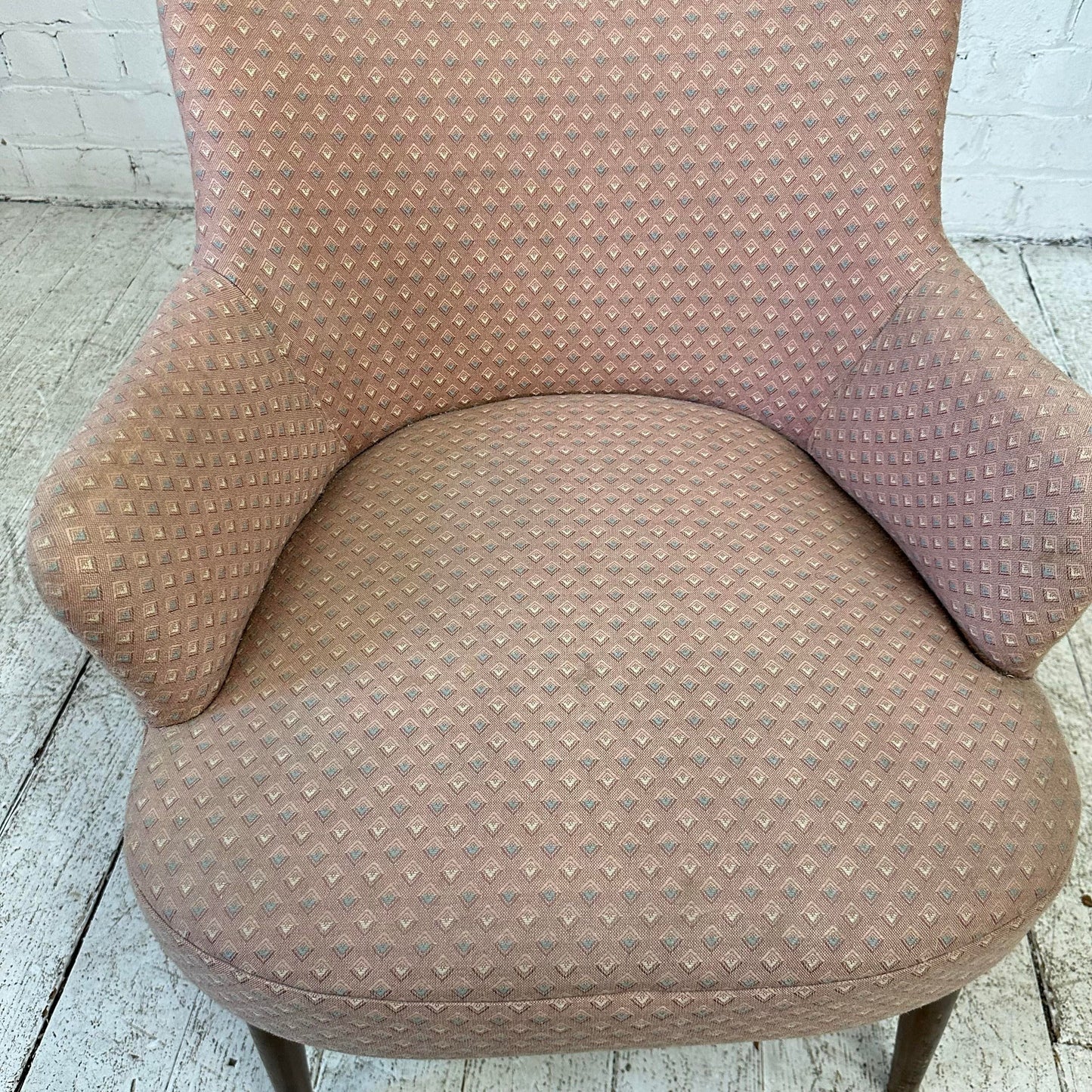 Mid 20th Century Arm Chair With Tall Legs