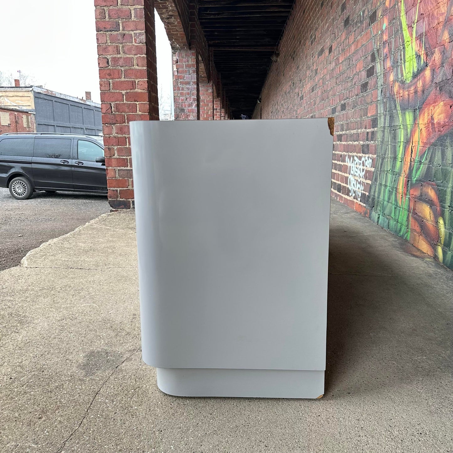 Post Modern 1980s Grey Laminate Dresser Set